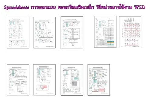 ออกแบบ ค.ส.ล. วิธีหน่วยแรงใช้งาน WSD