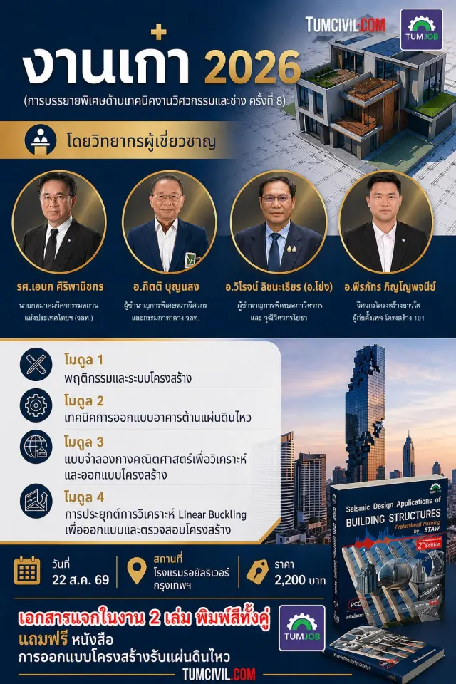 งานเก๋า 2026 (การบรรยายพิเศษด้านเทคนิคงานวิศวกรรมและช่าง ครั้งที่ 8)