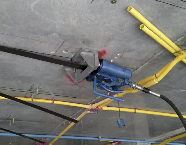 Prestressing CFRP