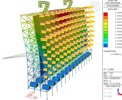 ตรวจสอบประเมินกำลังความมั่นคงแข็งแรง นั่งร้านลื่มล็อคสนามกีฬาแห่งชาติ