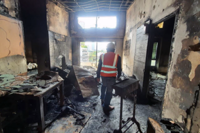 รายงานการสำรวจและตรวจสอบสภาพความแข็งแรงโครงสร้าง ชั้นที่ 8 (กรณีเหตุเพลิงไหม้)