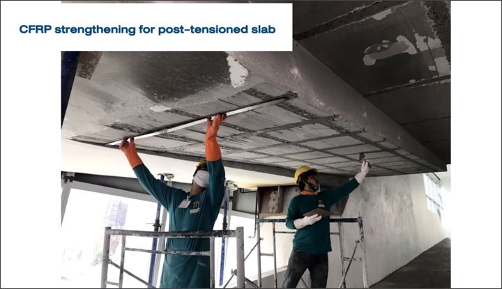 การเสื่อมสภาพของพื้นโพส สาเหตุ วิธีการแก้ไข และ การเสริมกำลังโครงสร้างคอนกรีต รุ่นที่ 1